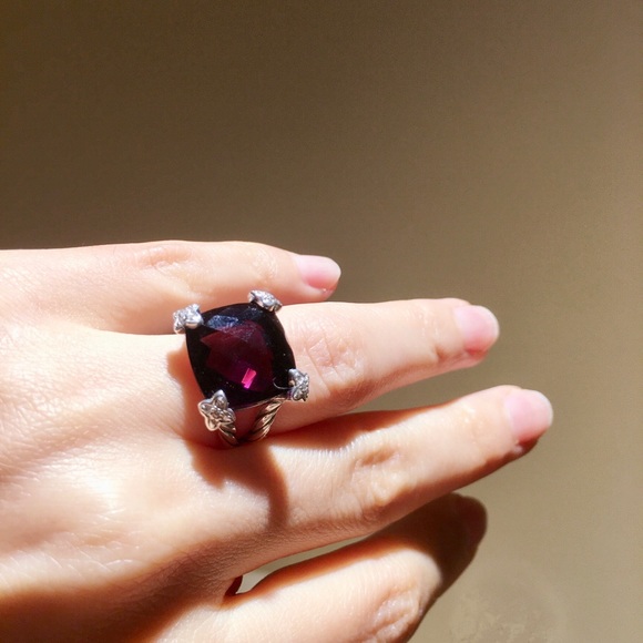 David Yurman Jewelry - 🍇1 Day Low price David Yurman Amethyst w Dimond